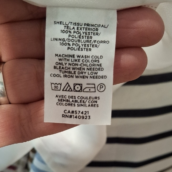 LOFT Striped Dress with Multicolor Hues - Picture 7 of 7